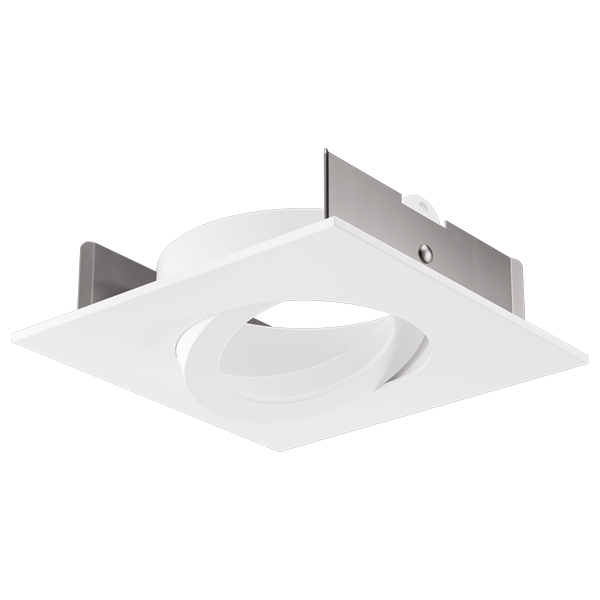 Elco Lighting Pex 2" Square Gimbal, Black, ELK2588BB