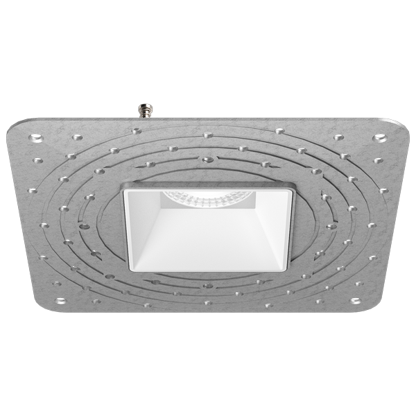 Elco Lighting Pex 3" Square Trimless Smooth Reflector Trim, White, ELK370W