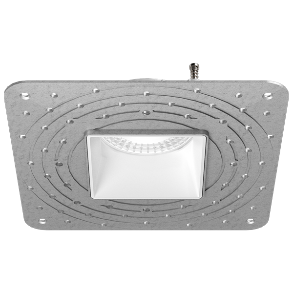 Elco Lighting Pex 3" Square Adjustable Trimless Smooth Reflector Trim, Haze, ELK381H