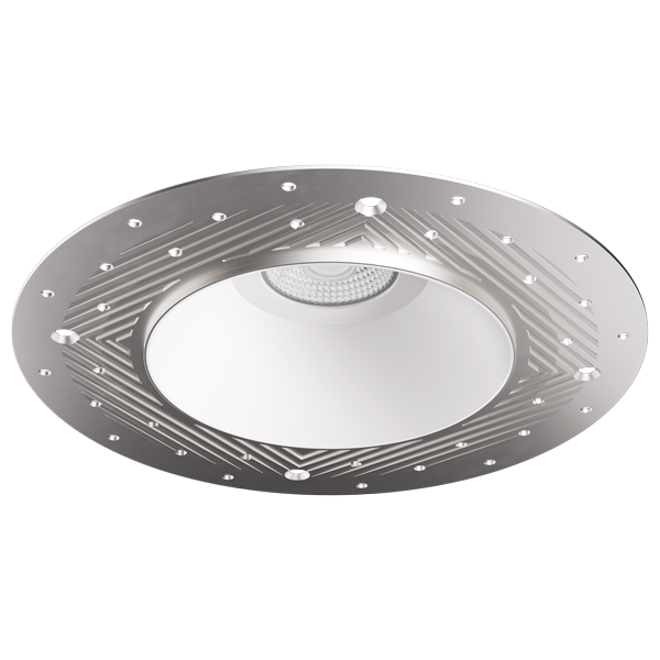 Elco Lighting Pex 4" Round Non-Adjustable Trimless Smooth Reflector Trim, Haze, ELK408H