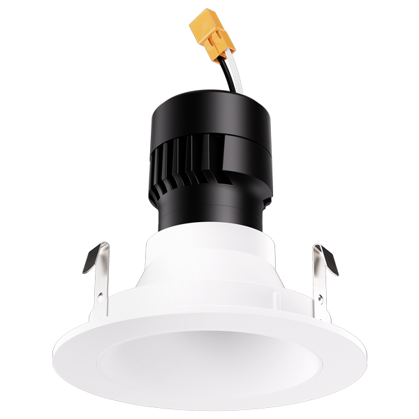 Elco Lighting Koto Module with 4" Pex Deep Round Reflector, 10–12.5W, CCT Selectable, CRI95+, E4CKT30DX
