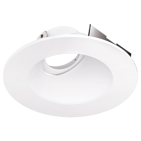 Elco Lighting 4" Universal Sloped Ceiling Koto™ Trim, All White, ELK4357W