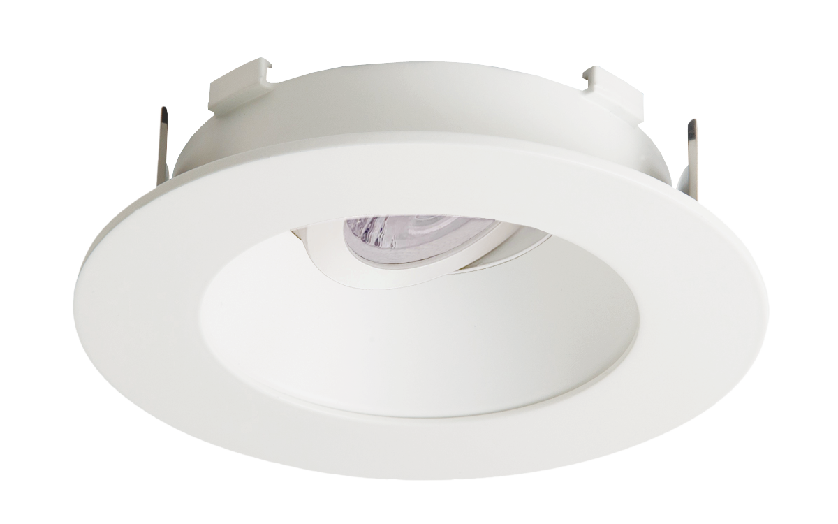 Elco Lighting Flexa 4" Round Adjustable Reflector for Koto Module, Black/White, ELK4721BW