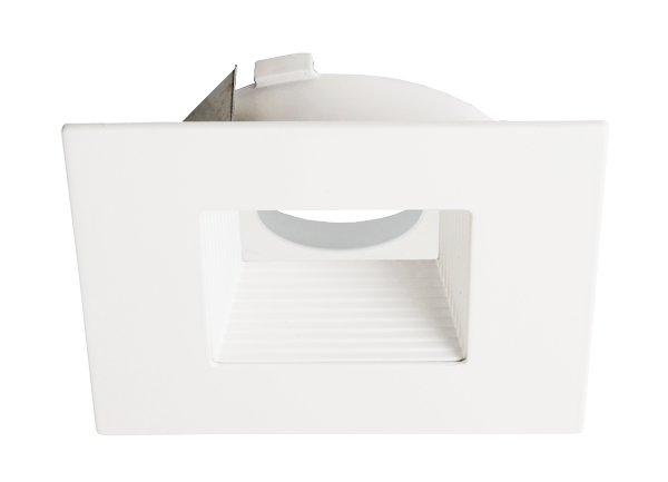 Elco Lighting Flexa 4" Square Baffle for Koto Module, Black, ELK4743BB