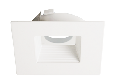 Elco Lighting Flexa 4" Square Baffle for Koto Module, Black/White, ELK4743BW