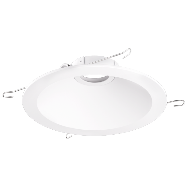 Elco Lighting Pex 6" Round Adjustable Reflector for Koto Module, Haze w/ White Trim, ELK6429H