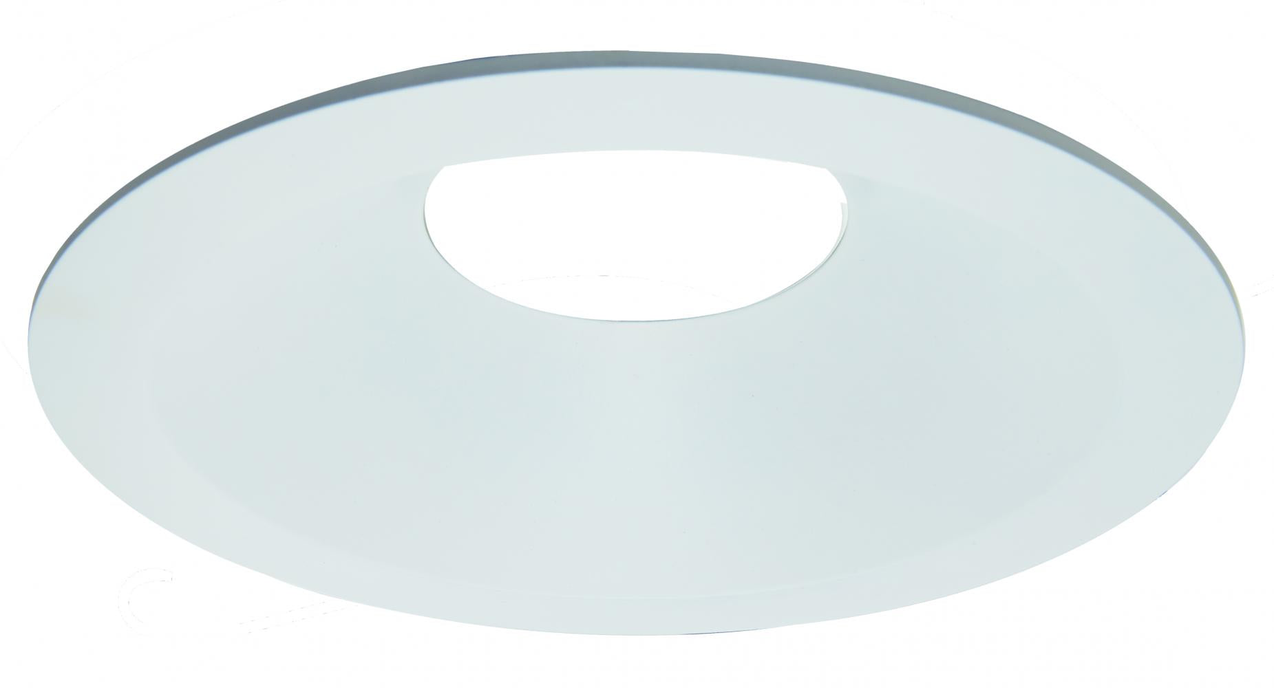 Elco Lighting 6" Round Lensed Reflector Trim, White, ELL6812W