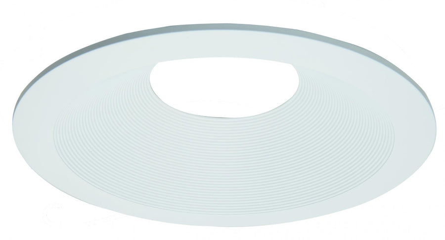 Elco Lighting 6" Round Baffle Trim for PAR Lamps, White, ELL6813W