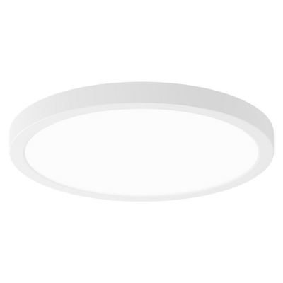 Elco Lighting 12 In. Round Sky Panel, 120V, TRIAC Dimmable, White, ELSP12CT5W