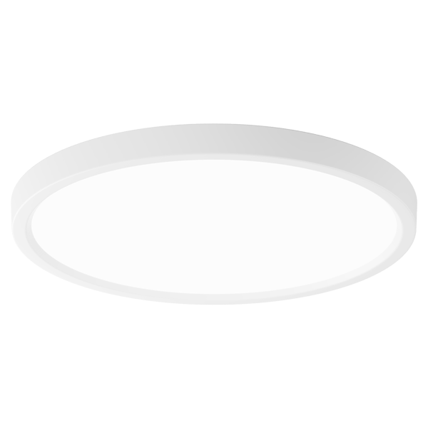 Elco Lighting 4" Round Sky Panel, LED, 120V, TRIAC Dimmable, Black, ELSP43CT5B