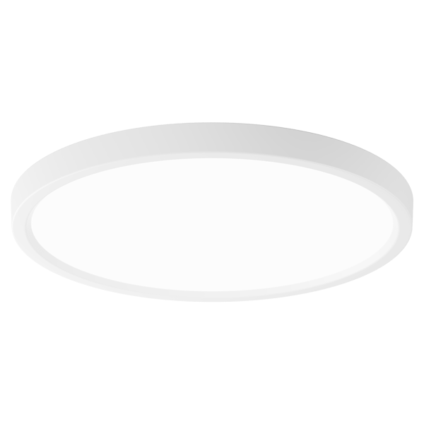 Elco Lighting 4" Round Sky Panel, LED, 120V, TRIAC Dimmable, White, ELSP43CT5W