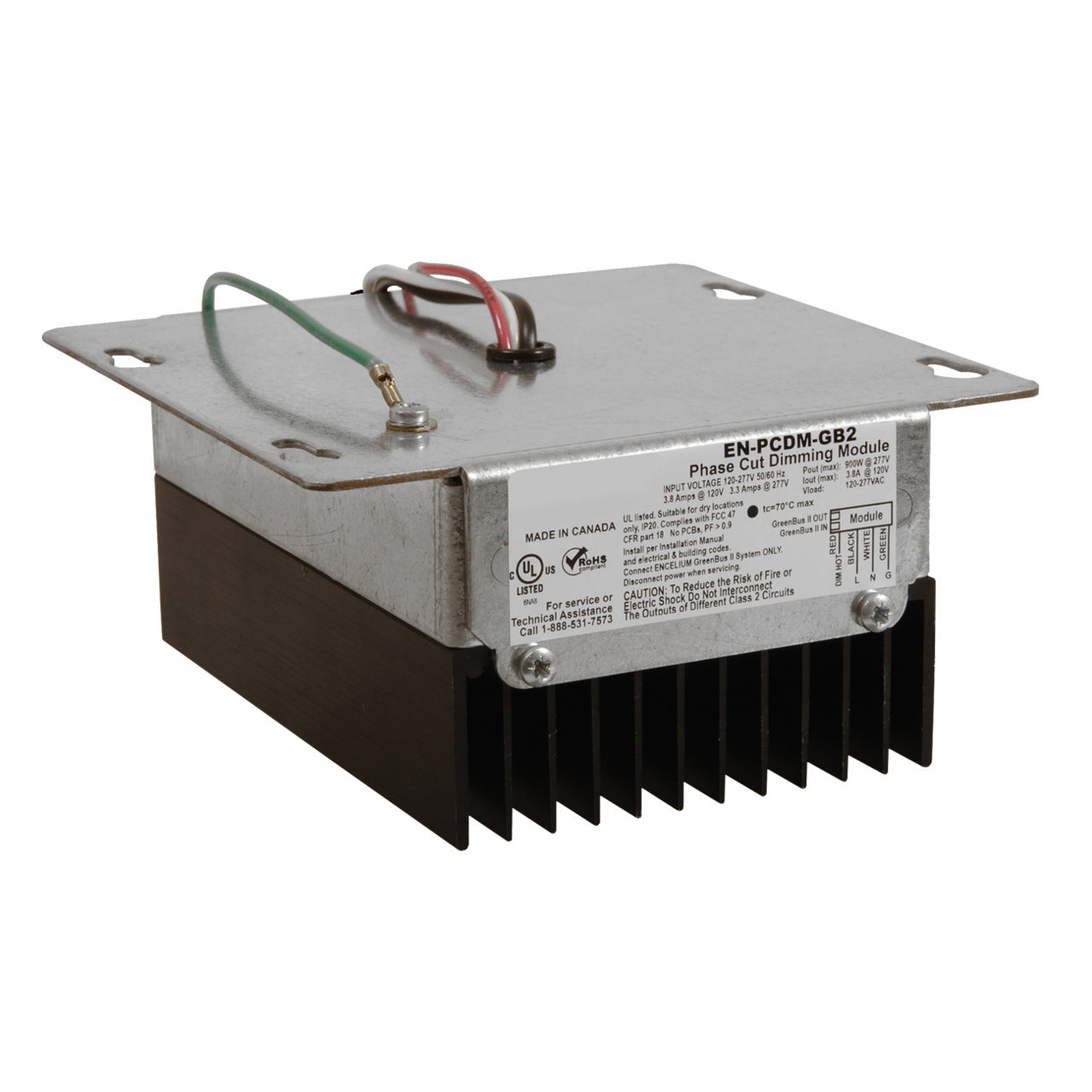 Wattstopper PLUS EN-PCDM-GB2 Phase-Cut Dimming Module, GreenBus