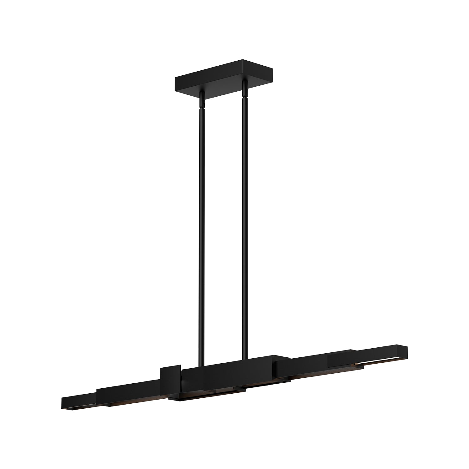 Kuzco Lighting Enzo 48-in LED Linear Pendant, 40W, 3000K, Black, LP29548-BK