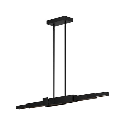 Kuzco Lighting Enzo 48-in LED Linear Pendant, 40W, 3000K, Black, LP29548-BK