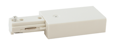 Elco Lighting Live End Connector Track Accessory, 2 Circuit, EP801W