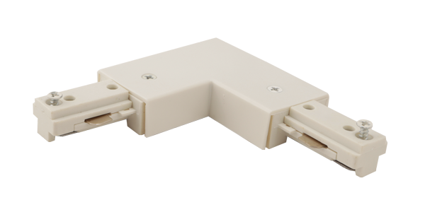 Elco Lighting L Connector Track Accessory, 1 Circuit, 90°, Black, EP804B