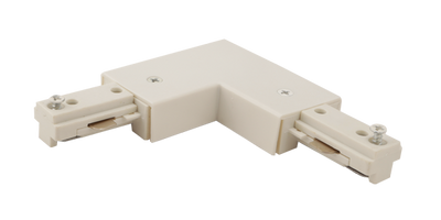 Elco Lighting L Connector Track Accessory, 1 Circuit, 90°, Bronze, EP804BZ