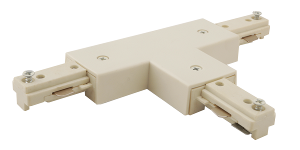 Elco Lighting T Connector Track Accessory, 1 Circuit, Black, EP805B