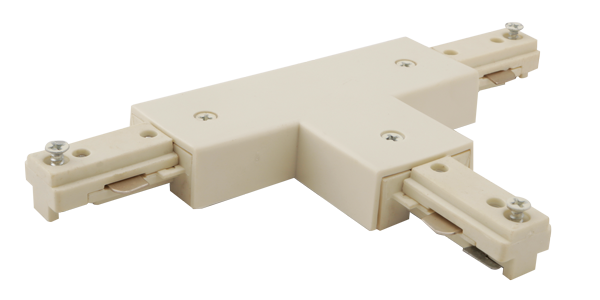 Elco Lighting T Connector Track Accessory, 1 Circuit, Bronze, EP805BZ