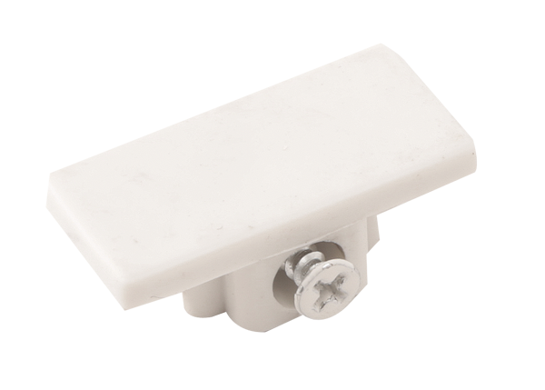 Elco Lighting Dead End Track Accessory, 1 or 2 Circuit, Nickel, EP812N
