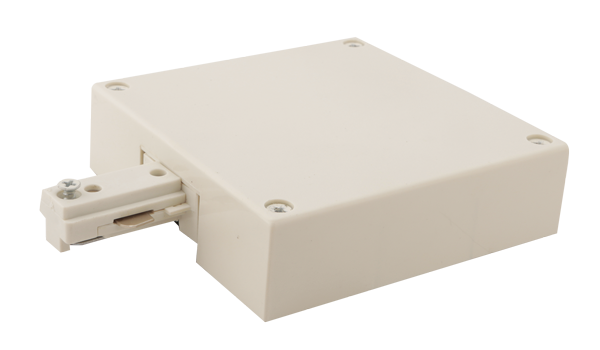 Elco Lighting T-Bar Ceiling Feed Track Accessory, 1-Circuit, Nickel, EP817N