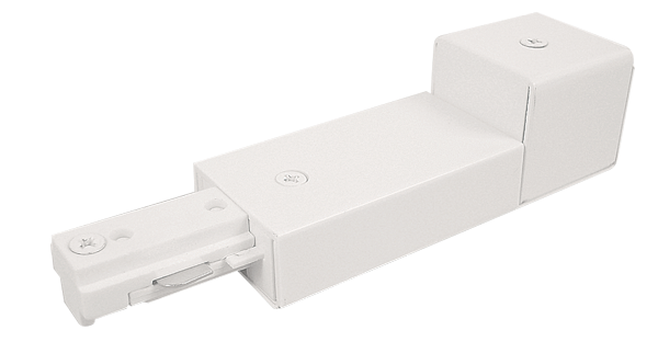 Elco Lighting Conduit Connector Track Accessory, 1 Circuit, Black, EP880B