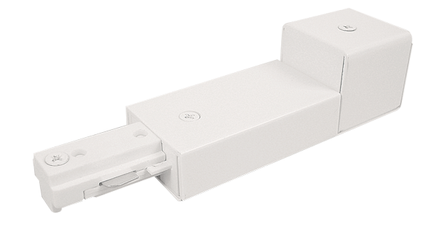 Elco Lighting Conduit Connector Track Accessory, 1 Circuit, Natural, EP880N