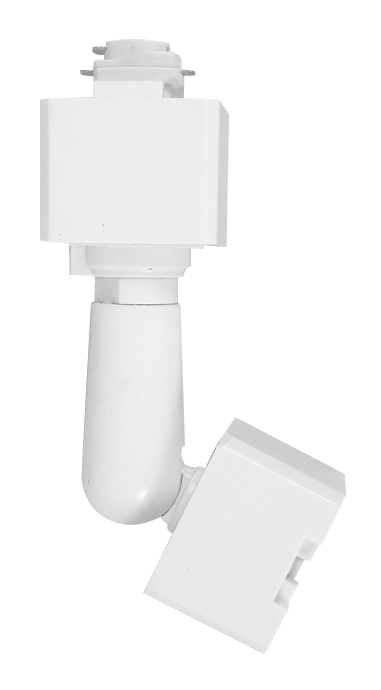 Elco Lighting Sloped Ceiling Extension Stem Adapter, 0°–90°, White, EP906W
