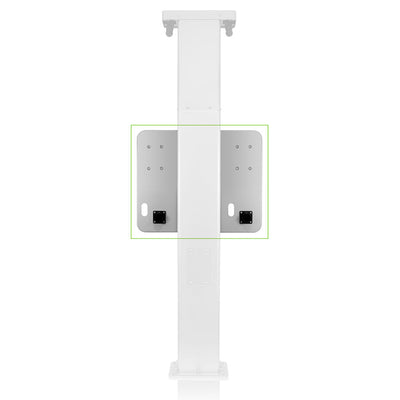 Leviton Mounting Template for Dual Mount Charging Station Pedestal, Side/Side with Retractable Cord Management, EPCM2-OF3
