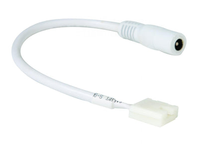 Elco Lighting DC Power Adapter, 6 In. Wire Leads, 10mm Tape, EPSD25
