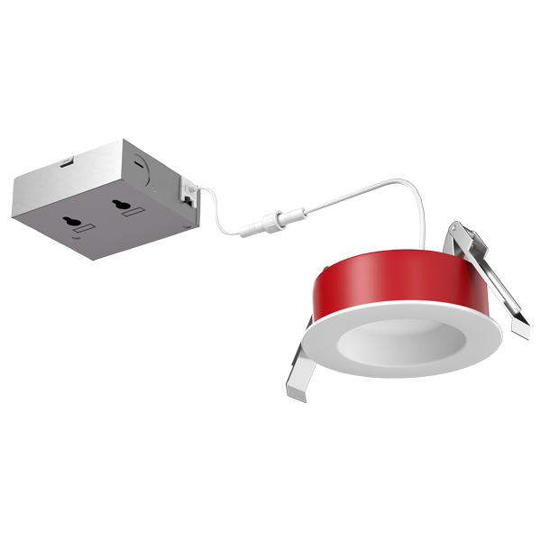 Elco Lighting ERT627F Fire Rated LED Recessed Downlight, 18W, CCT Selectable, CRI90, Triac/ELV Dimming, 120V, ERT627FCT5W