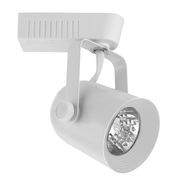 Elco Lighting Low Voltage Anchor, 50W, 12V, MR16 BiPin, H-Style Track, White, ET530W