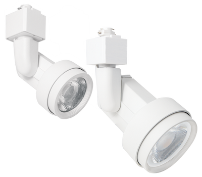 Elco Lighting LED Transom Track Fixture, 10W, 3000K, CRI90, 120V, Dimmable, White, ET612DW