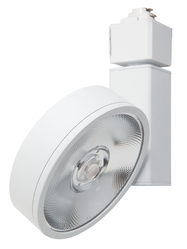 Elco Lighting LED Trilene Track Fixture, 17W, CCT Selectable, CRI90, 38° Beam, Dimmable, ET615CT5DW