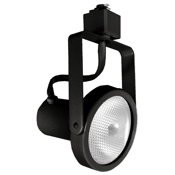 Elco Lighting Gimbal PAR 30 Track Fixture, 75W, 120V, Medium Base, Black, ET630B