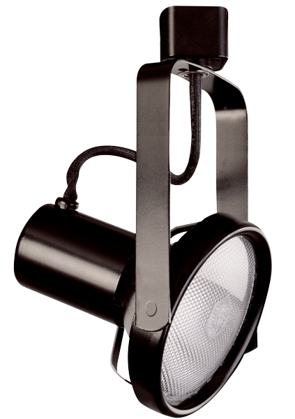Elco Lighting ET687 PAR 38 Gimbal Track Fixture, 150W, 120V, TRIAC/ELV Dimmable, Bronze, ET687B