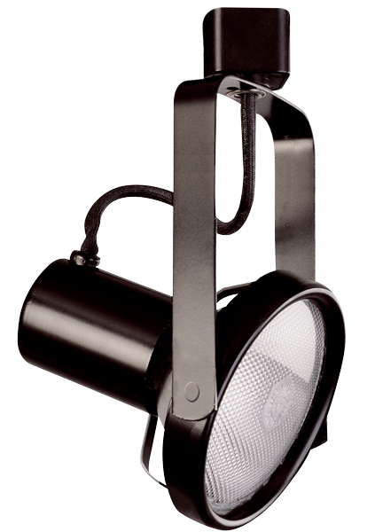 Elco Lighting ET687 PAR 38 Gimbal Track Fixture, 150W, 120V, TRIAC/ELV Dimmable, White, ET687W