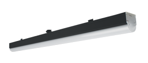 Elco Lighting LED Tarbuck Linear Track Fixture, 18W, CCT Selectable, 120V, Black, ETL21CT3B