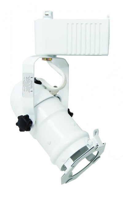 Elco Lighting ETLD558 Low Voltage LED Studio II Track Fixture, 50W, 12V, TRIAC Dimmable, White, ETLD558W