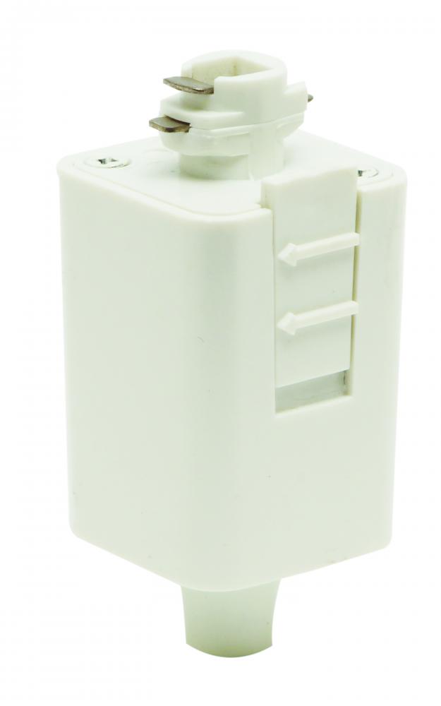 Elco Lighting Line Voltage Track Connector, 1 or 2 Circuit Pendant, ETTB