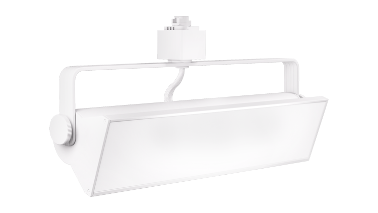 Elco Lighting LED Pipe Wall Wash, 30W, CCT Selectable, CRI90, 120V, TRIAC/ELV Dimmable, White, ETW4030W