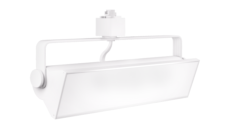 Elco Lighting LED Pipe Wall Wash, 40W, CCT Selectable, CRI90, 120V, TRIAC/ELV Dimmable, Black, ETW42CT5B