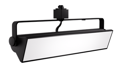 Elco Lighting LED Pipe Wall Wash Track Fixture, 20 In., 40W, CCT Selectable, CRI 90+, TRIAC/ELV Dimmable, White, Juno, ETW43CT5W-J
