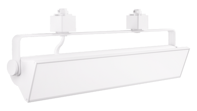 Elco Lighting LED Pipe Wall Wash Track Fixture, 24 In., 60W, CCT Selectable, CRI 90+, TRIAC/ELV Dimmable, White, ETW44CT5W