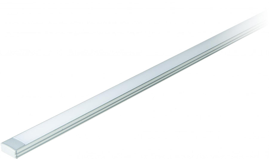 Elco Lighting Shallow Mount Aluminum Channel, 8 Ft., Frosted Lens, EUD31
