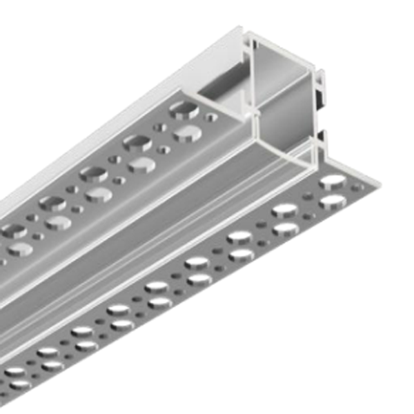 Elco Lighting Trimless Recessed Aluminum Channel, 8 ft., Anodized, EUD38-8