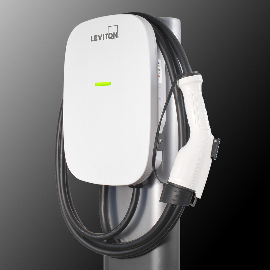 Leviton Level 2 Electric Vehicle Charging Station - EV Series, 32A Max Output - 18ft Cable - 208-240V, EV320