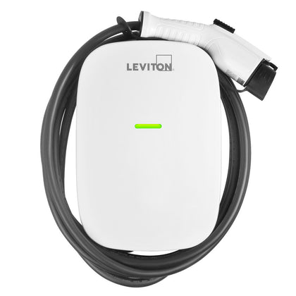 Leviton Level 2 Electric Vehicle Charging Station - EV Series, 80A Max Output - 18ft Cable - 208-240V, EV800
