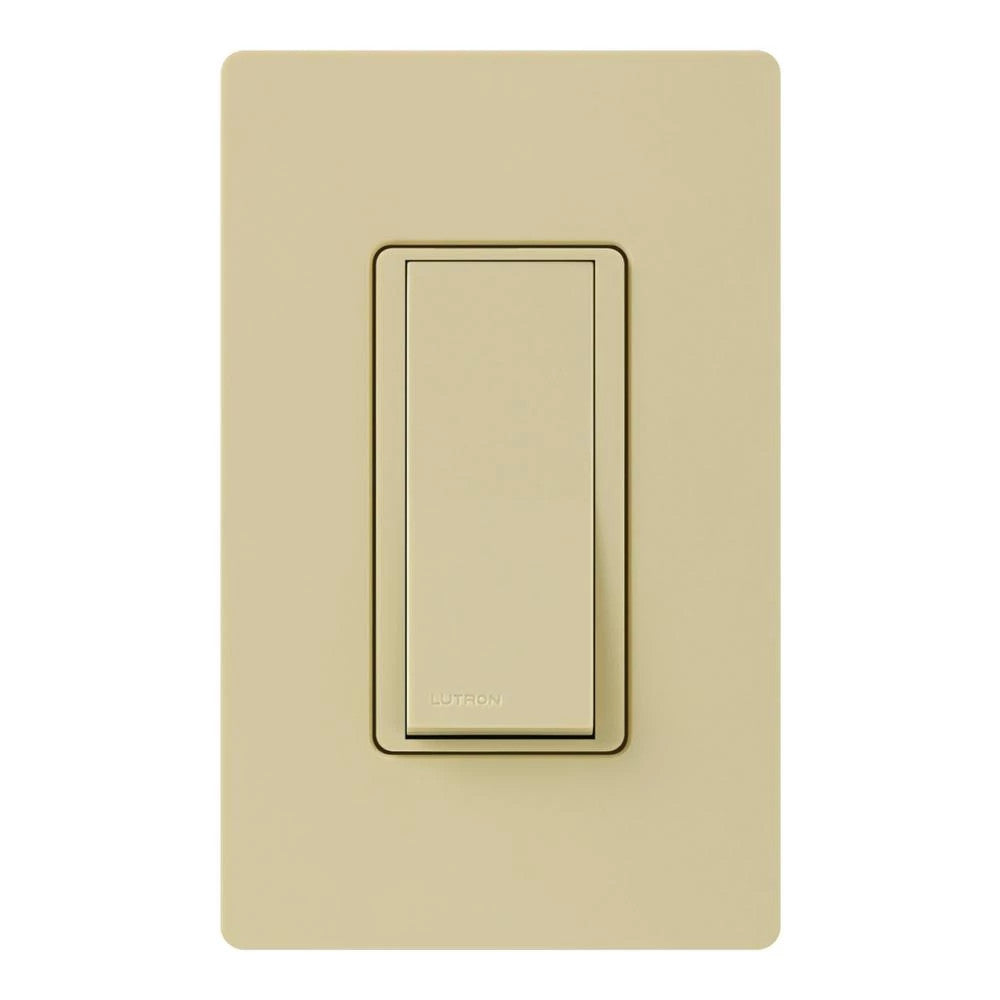 Lutron Rocker Shade Switch Lutron Claro 15A 3-Way Switch Locator Light, CA-3PSNL-IV – Rock ...
