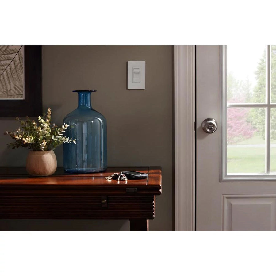 Lutron Skylark Contour LED+ Dimmer Switch, No Neutral Required, 150W LED or 600W Inc/Hal, 120V, Single Pole/3-Way, CTCL-153P-IV, Ivory